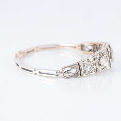 Bracelet Bracelet Art Déco Diamants 58 Facettes 1