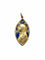 Pendentif Médaille ancienne en or, Vierge Marie, et émail plique-à-jour 58 Facettes