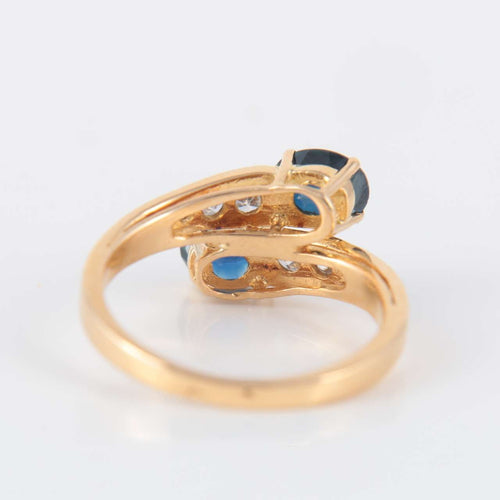 Bague 51 Bague Toi & Moi Saphirs 58 Facettes 1