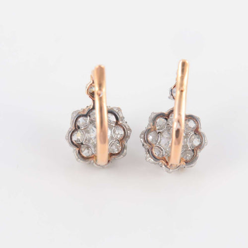 Boucles d'oreilles Boucles d'oreilles Style Pompadour Diamants 58 Facettes 0