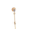 Boucles d'oreilles Pendants d'oreilles Feuille Tourmaline rose 58 Facettes 1