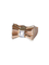 Bague Bague Tank Noeud or rose et diamants 58 Facettes