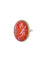 Bague Bague ancienne cornaline intaille lion sur or 58 Facettes
