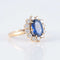 Bague 50 Bague Marguerite Saphir Diamants 58 Facettes 1