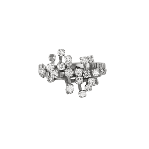 Bague 51 Bague Sculpturale Diamants 58 Facettes DV0056-4