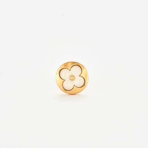 Boucles d'oreilles LOUIS VUITTON - Boucles d'oreilles Color Blossom or rose et nacre 58 Facettes DV491-4