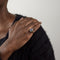 Bague Bague marguerite en or gris, saphir et diamants 58 Facettes DV0497-6