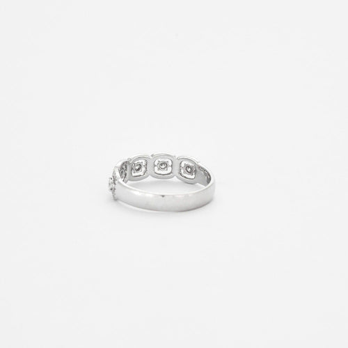 Bague 51 DIDIER GUERIN - Bague or gris diamants 58 Facettes DV0504-1