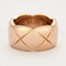 Bague 53 CHANEL - bague COCO CRUSH or rose - large 58 Facettes DV0502-1