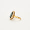Bague 51 Bague or jaune, doublet d'opale, diamants 58 Facettes DV0507-1