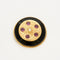 Broche médaillon en or jaune, améthystes et perle 58 Facettes DV0507-2
