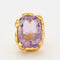Bague ANTOINE CAMUS - JE T'AIME  Bague Améthyste et or jaune 58 Facettes DV0521-3