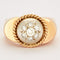 Bague Bague jonc en or jaune, or gris et diamants 58 Facettes DV0523-2
