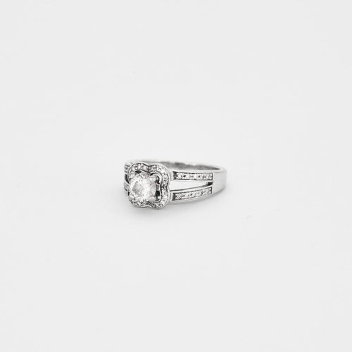 Bague MAUBOUSSIN - Chance of Love n°5 - Bague en or gris et diamants 58 Facettes DV0524-1