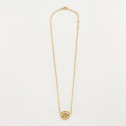 Collier DIOR - ROSE DES VENTS - Collier en or jaune et nacre 58 Facettes DV0530-1