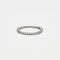 Bague DE BEERS - Alliance ETERNITE AURA or gris diamants 58 Facettes DV0506-1