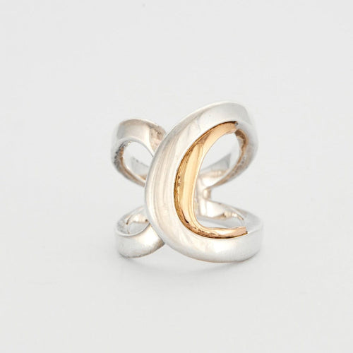 Bague CHRISTOFLE - Bague argent et or jaune 58 Facettes DV0506-3
