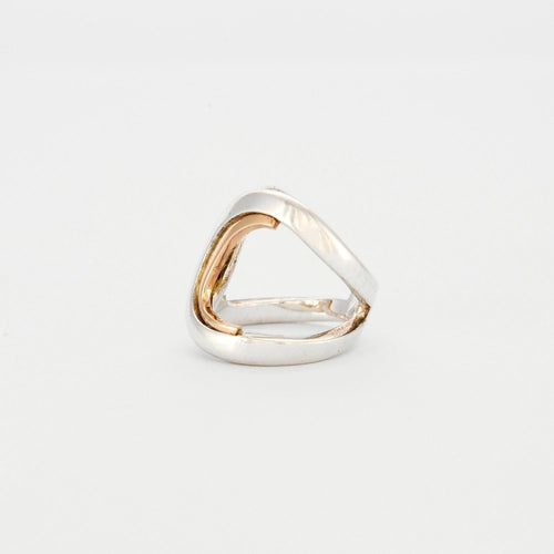 Bague CHRISTOFLE - Bague argent et or jaune 58 Facettes DV0506-3