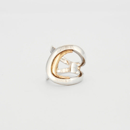 Bague CHRISTOFLE - Bague argent et or jaune 58 Facettes DV0506-3