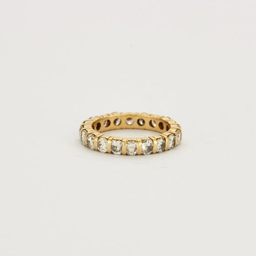 Bague Alliance tour complet or jaune et diamants 58 Facettes DV0538-6