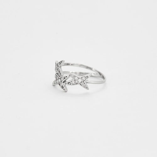 Bague MAUBOUSSIN - A jamais mon étoile   Bague en or gris Diamants 58 Facettes DV0534-11