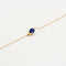 Bracelet Fin Bracelet en or jaune et Lapis-Lazuli 58 Facettes DV0534-15