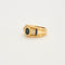 Bague Bague godronné saphir et diamants 58 Facettes DV0548-4