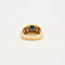 Bague Bague godronné saphir et diamants 58 Facettes DV0548-4