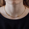 Collier Collier or jaune et maillons filigranés. 58 Facettes DV0550-3