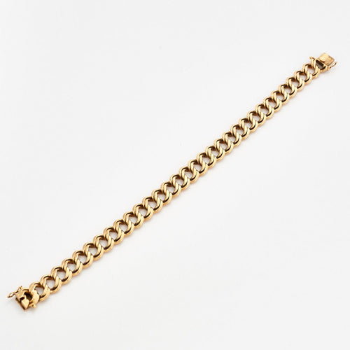Bracelet Bracelet gourmette en or jaune 58 Facettes DV0300-5