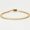 Bracelet Bracelet tenis en or jaune et diamants. 58 Facettes DV2065-4