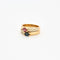 Bague Bague double godrons saphir, rubis et diamants 58 Facettes DV0563-2
