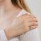 Bague Bague Fleur or gris et diamants taille ancienne 58 Facettes DV0569-13