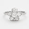 Bague Bague Fleur or et diamants 58 Facettes DV0569-14