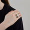 Bague FRED - Success - Bague or gris à godrons 58 Facettes DV0572-1