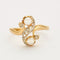 Bague Bague perles et diamants 58 Facettes DV0569-18