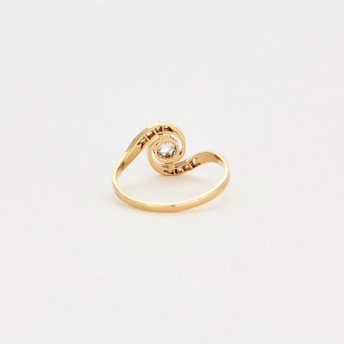 Bague Bague Tourbillon or et diamants 58 Facettes DV0569-17