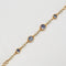 Bracelet Bracelet or saphirs et diamants 58 Facettes DV0569-22