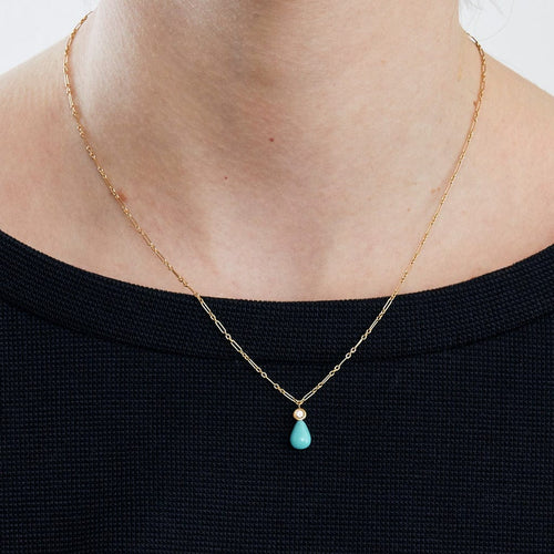 Collier DIOR - Collier or jaune et turquoise 58 Facettes DV0570-1