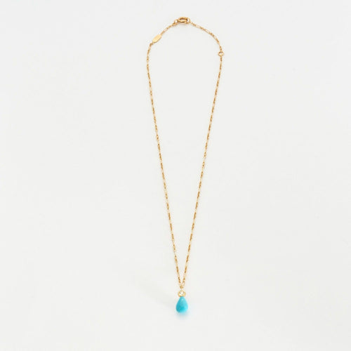 Collier DIOR - Collier or jaune et turquoise 58 Facettes DV0570-1