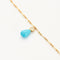Collier DIOR - Collier or jaune et turquoise 58 Facettes DV0570-1