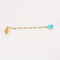 Boucles d'oreilles DIOR - Boucles d'oreilles or turquoises et diamants 58 Facettes DV0570-2