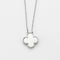 Collier Van Cleef & Arpels Collier Vintage Alhambra, en or blanc, nacre. 58 Facettes DV1699-3