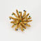 Broche Broche Clip Fleur - Or jaune diamants saphirs et émeraudes 58 Facettes DV0554-1