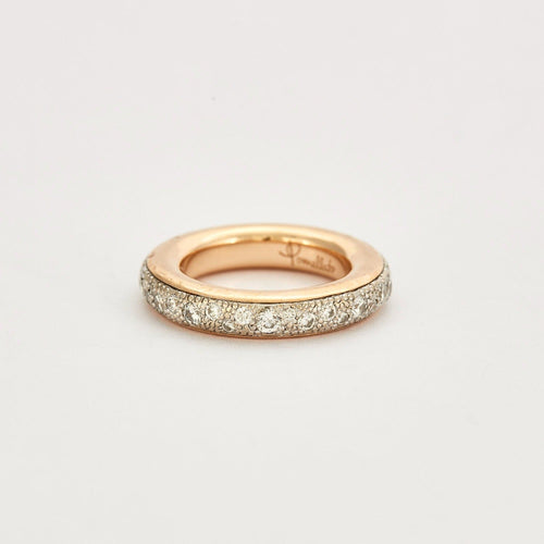 Bague 49 Pomellato Bague Iconica or rose et diamants 58 Facettes DV1746-3