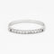 Bague Demi-Alliance or et diamants 58 Facettes DV0574-4