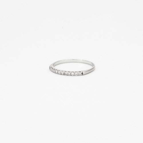 Bague Demi-Alliance or et diamants 58 Facettes DV0574-4