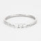 Bague MAUBOUSSIN- Trois grains d'amour. Or gris et diamants. 58 Facettes DV0566-2