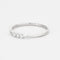 Bague MAUBOUSSIN- Trois grains d'amour. Or gris et diamants. 58 Facettes DV0566-2