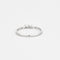 Bague MAUBOUSSIN- Trois grains d'amour. Or gris et diamants. 58 Facettes DV0566-2